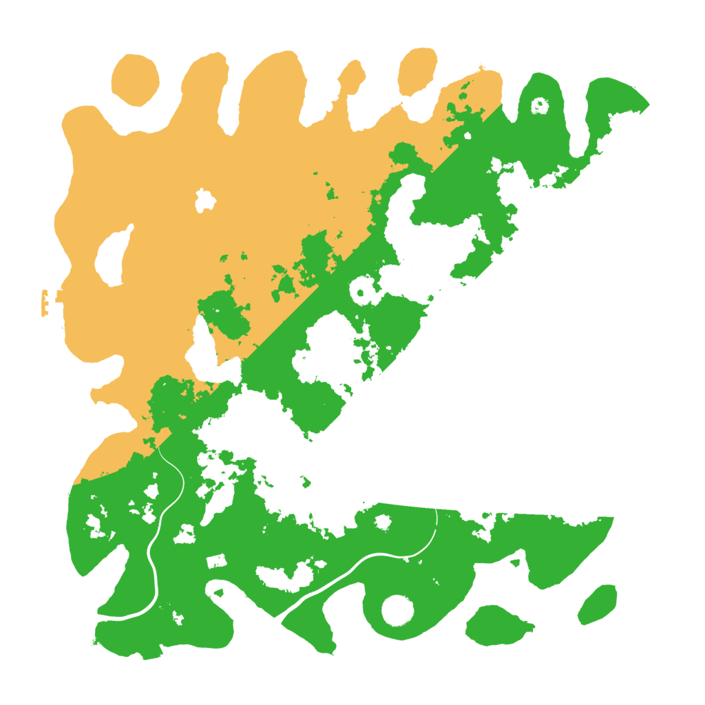 Biome Rust Map: Procedural Map, Size: 4000, Seed: 101887098