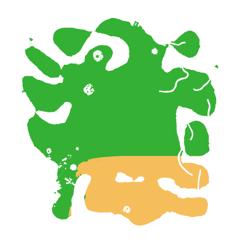 Biome Rust Map: Procedural Map, Size: 3500, Seed: 228581099