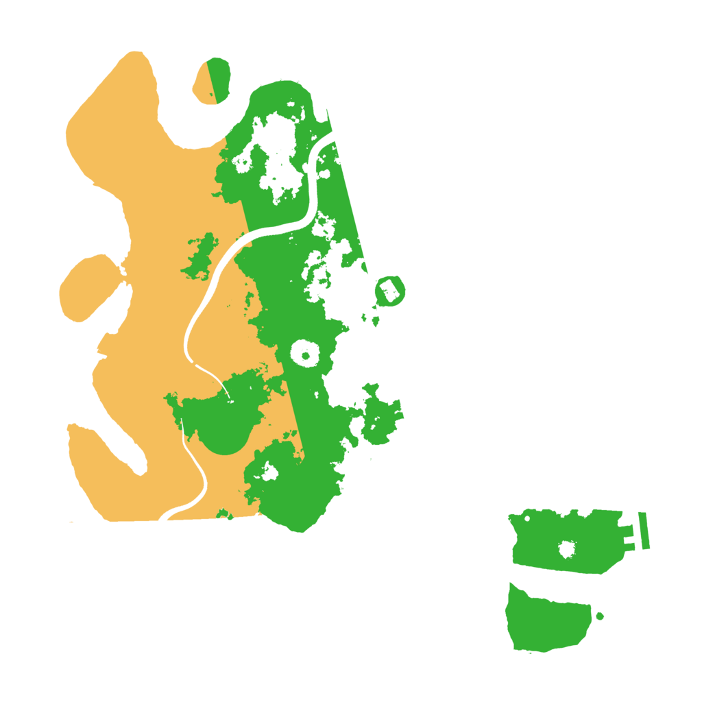 Biome Rust Map: Procedural Map, Size: 3700, Seed: 453837856