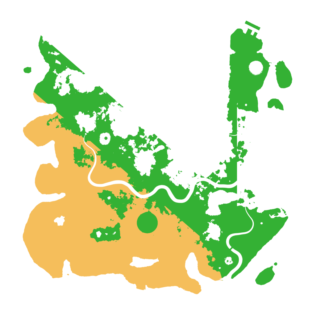 Biome Rust Map: Procedural Map, Size: 4000, Seed: 4167253