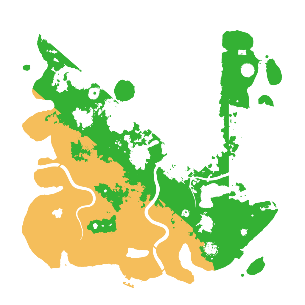 Biome Rust Map: Procedural Map, Size: 4000, Seed: 4167253