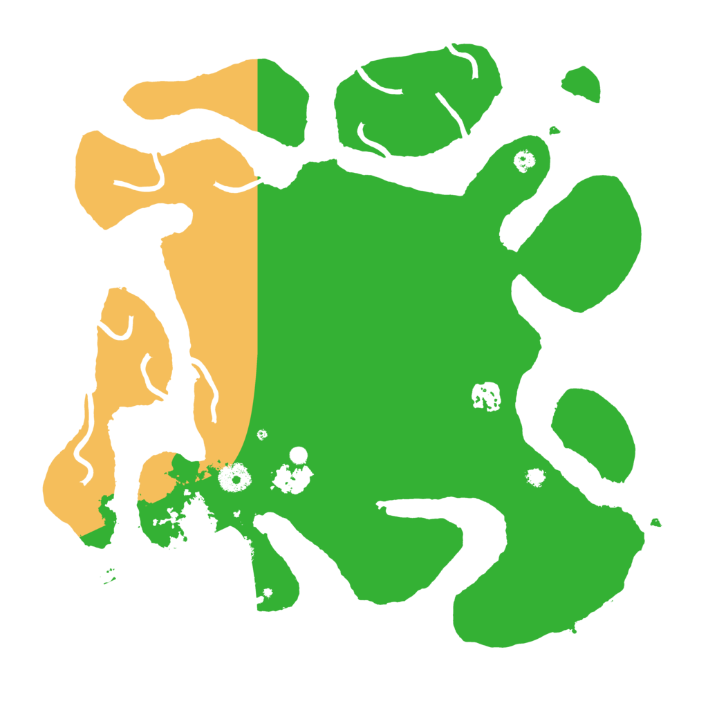 Biome Rust Map: Procedural Map, Size: 3500, Seed: 7733121