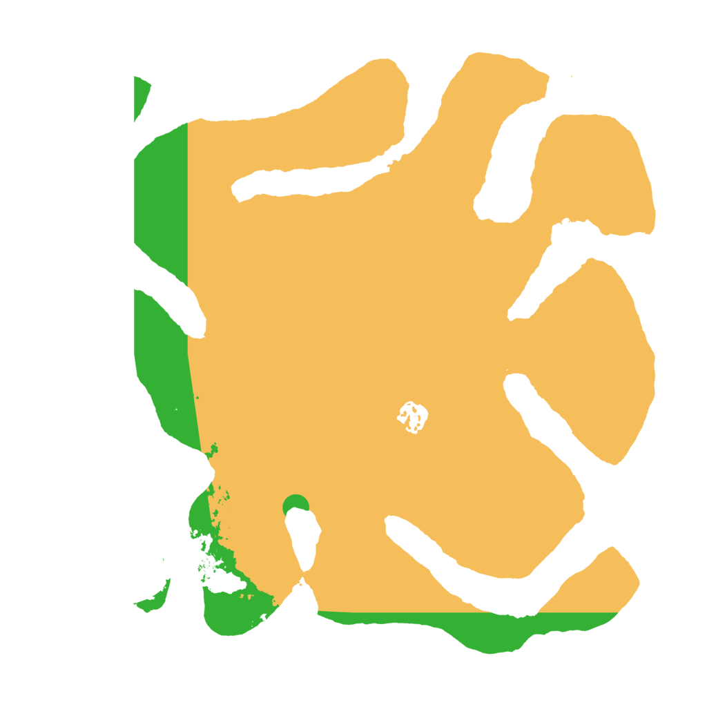 Biome Rust Map: Barren, Size: 3500, Seed: 141121