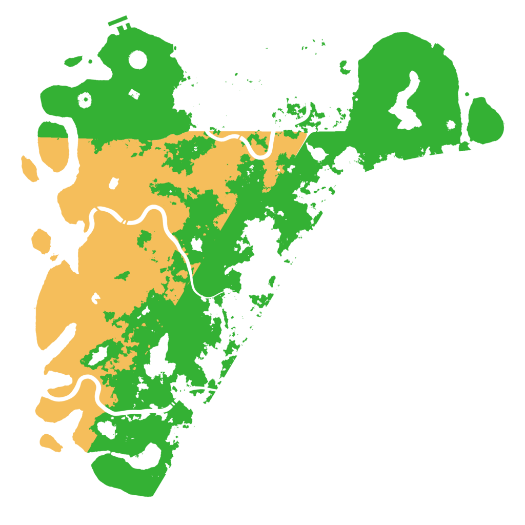 Biome Rust Map: Procedural Map, Size: 5300, Seed: 2030493287