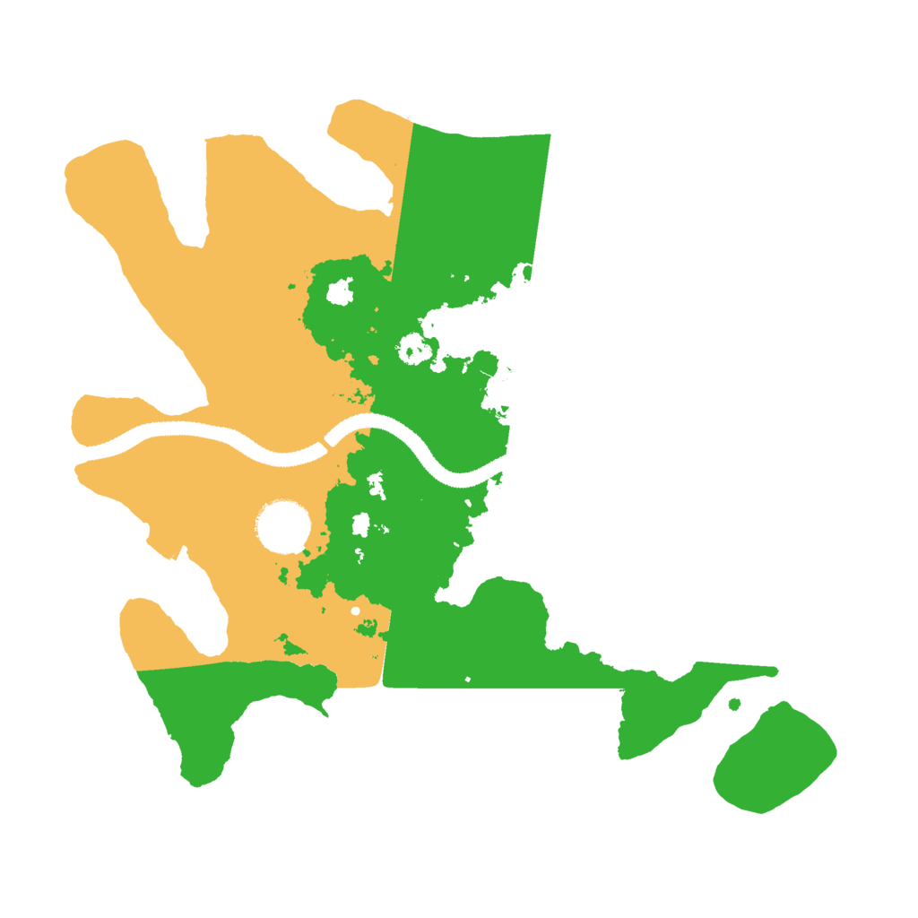 Biome Rust Map: Procedural Map, Size: 3000, Seed: 499203