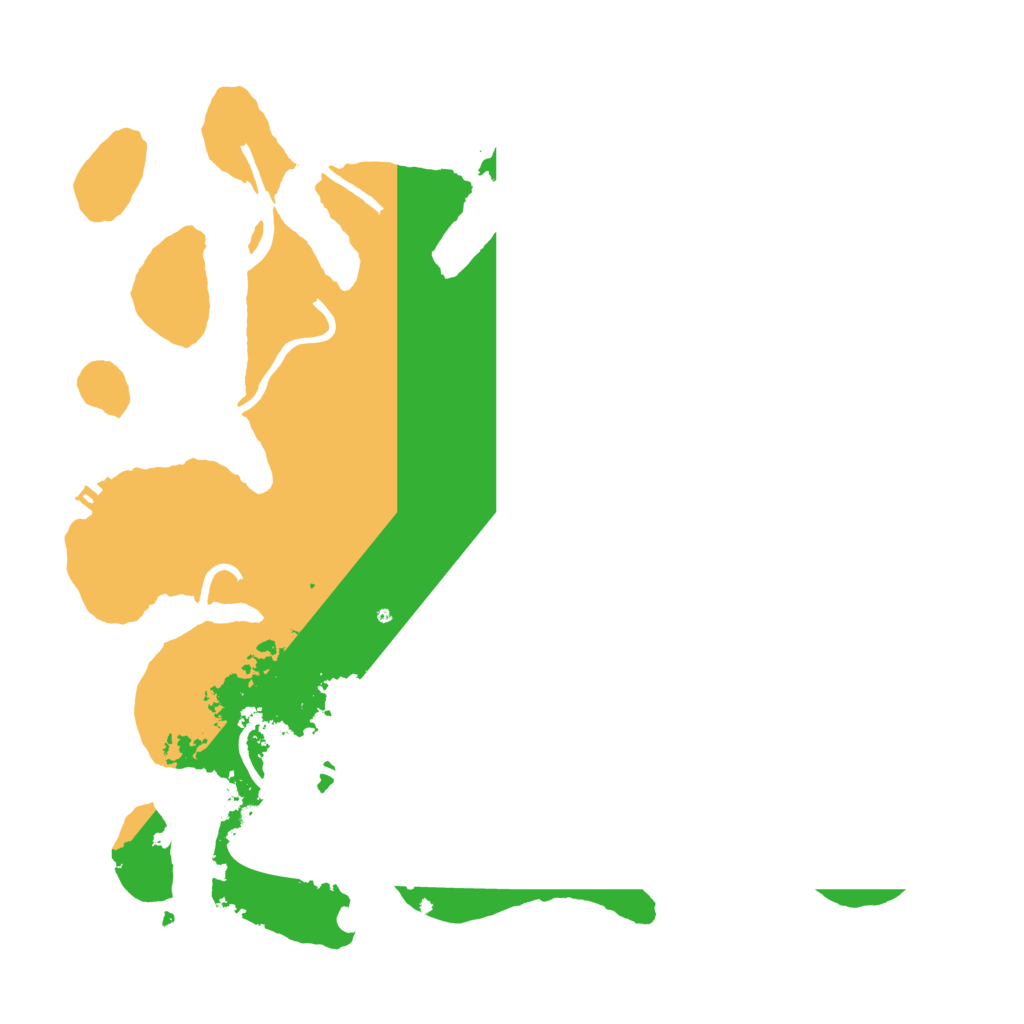 Biome Rust Map: Procedural Map, Size: 3600, Seed: 484848