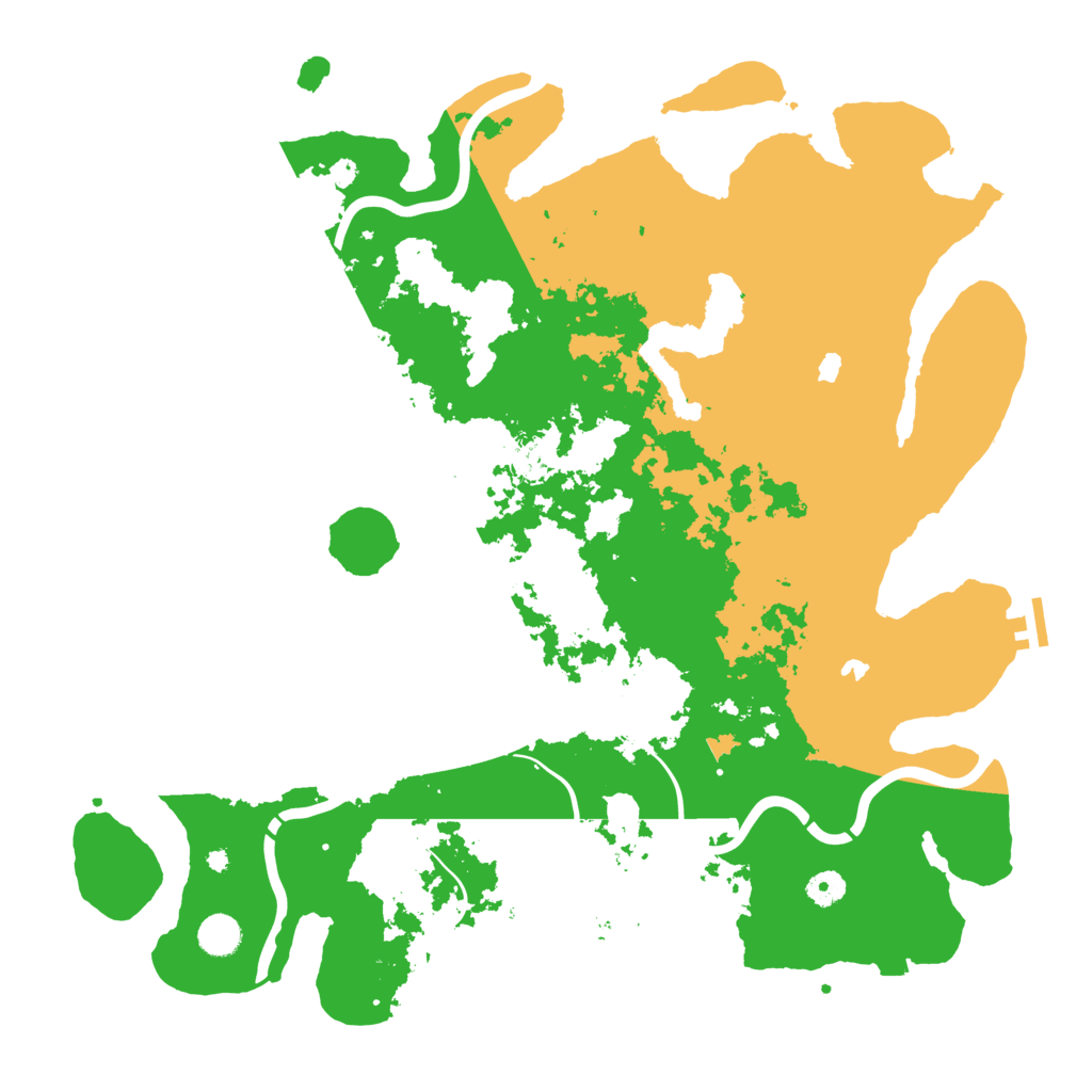 Biome Rust Map: Procedural Map, Size: 4500, Seed: 705732334