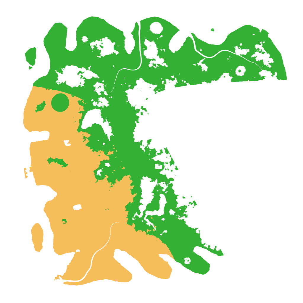 Biome Rust Map: Procedural Map, Size: 4500, Seed: 16405293