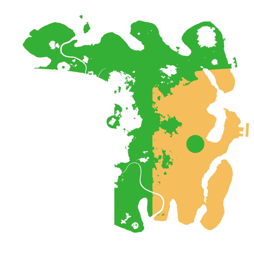 Biome Rust Map: Procedural Map, Size: 3750, Seed: 1343816706