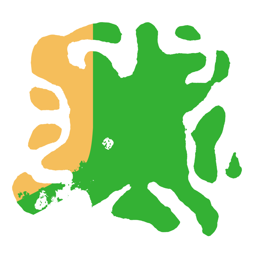 Biome Rust Map: Barren, Size: 3500, Seed: 579413797