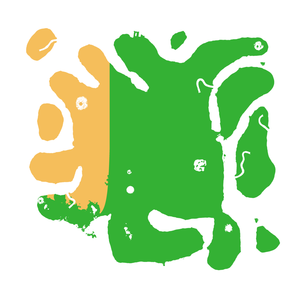 Biome Rust Map: Procedural Map, Size: 3500, Seed: 236545487