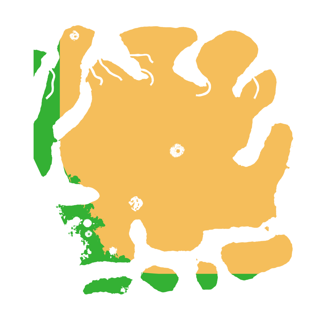 Biome Rust Map: Procedural Map, Size: 3500, Seed: 1384416693