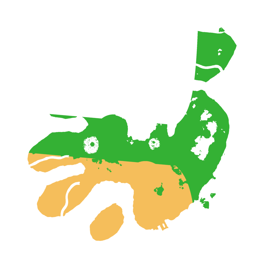 Biome Rust Map: Procedural Map, Size: 2500, Seed: 209538817