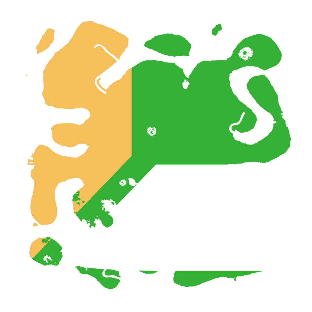 Biome Rust Map: Procedural Map, Size: 3500, Seed: 333377720