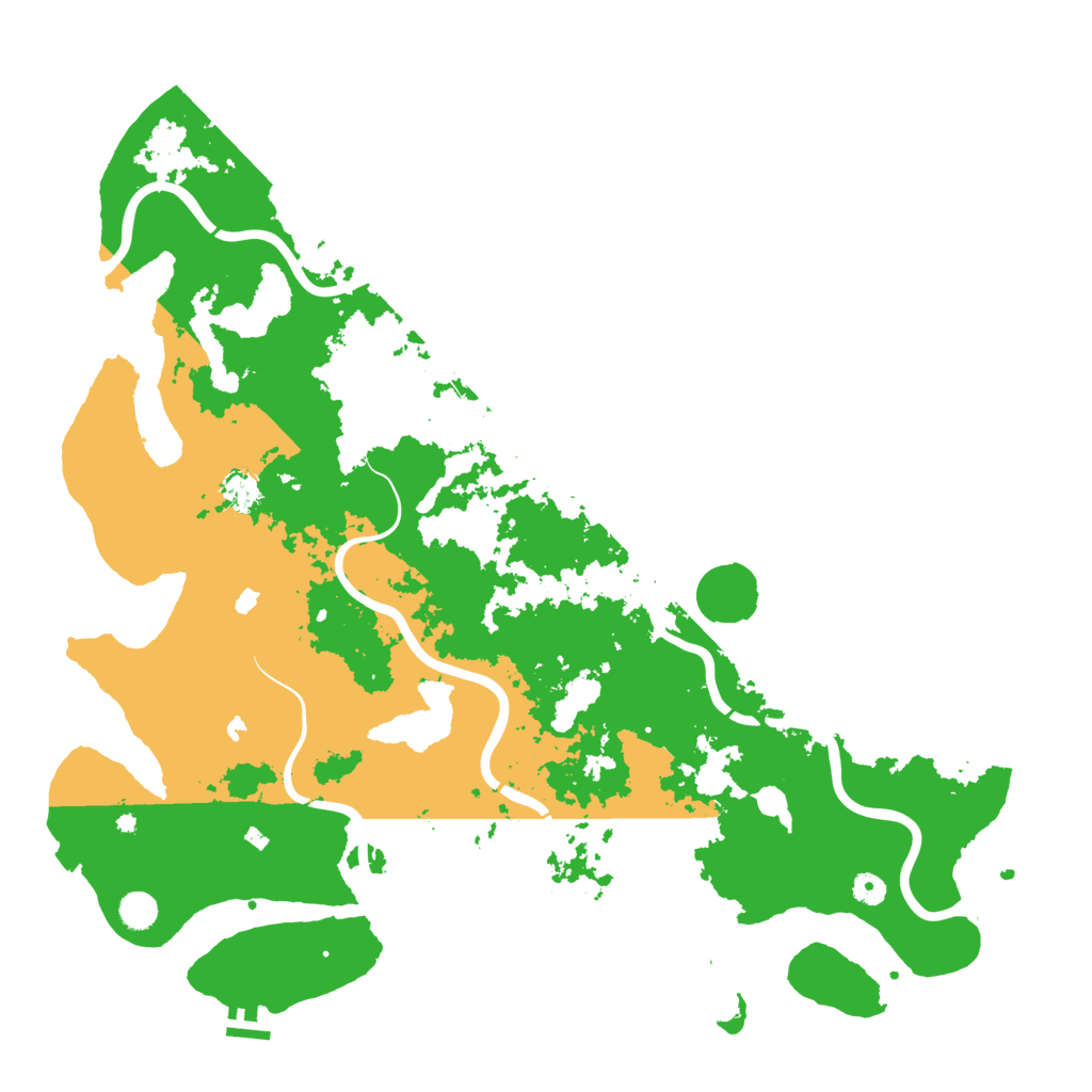 Biome Rust Map: Procedural Map, Size: 5000, Seed: 6546452