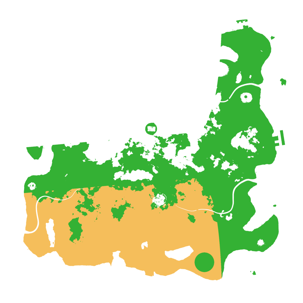 Biome Rust Map: Procedural Map, Size: 4100, Seed: 11512