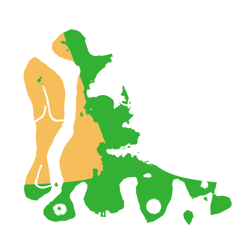 Biome Rust Map: Procedural Map, Size: 3000, Seed: 3067