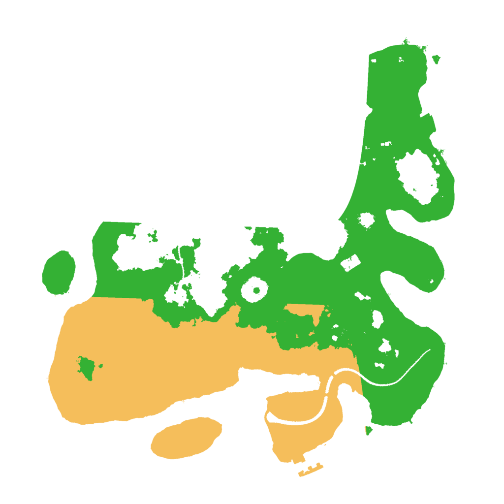 Biome Rust Map: Procedural Map, Size: 3000, Seed: 760334