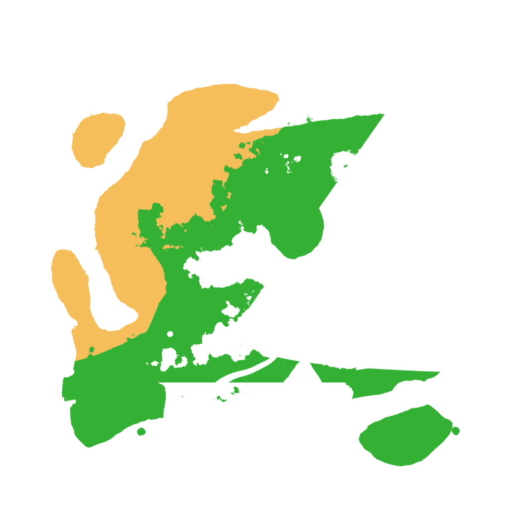 Biome Rust Map: Procedural Map, Size: 2500, Seed: 894308