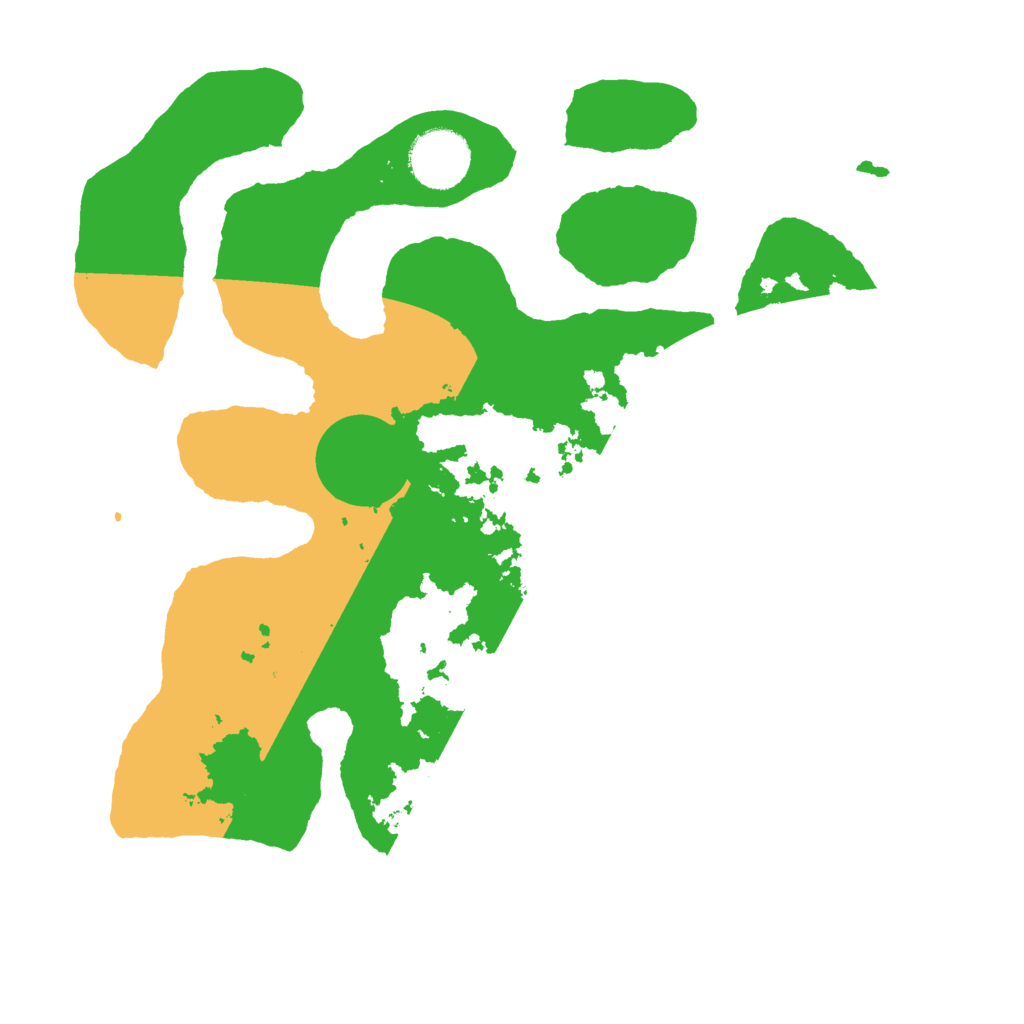 Biome Rust Map: Barren, Size: 3000, Seed: 473590