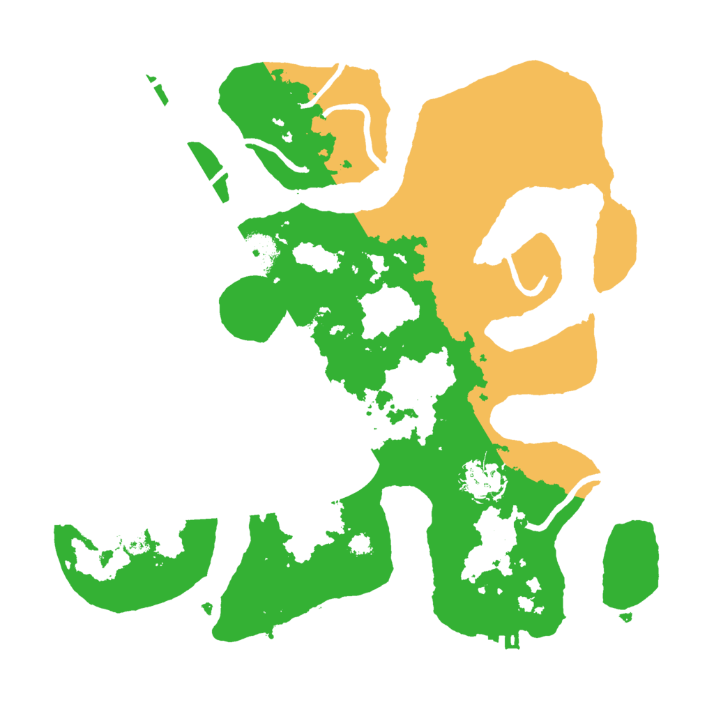 Biome Rust Map: Procedural Map, Size: 3000, Seed: 292255