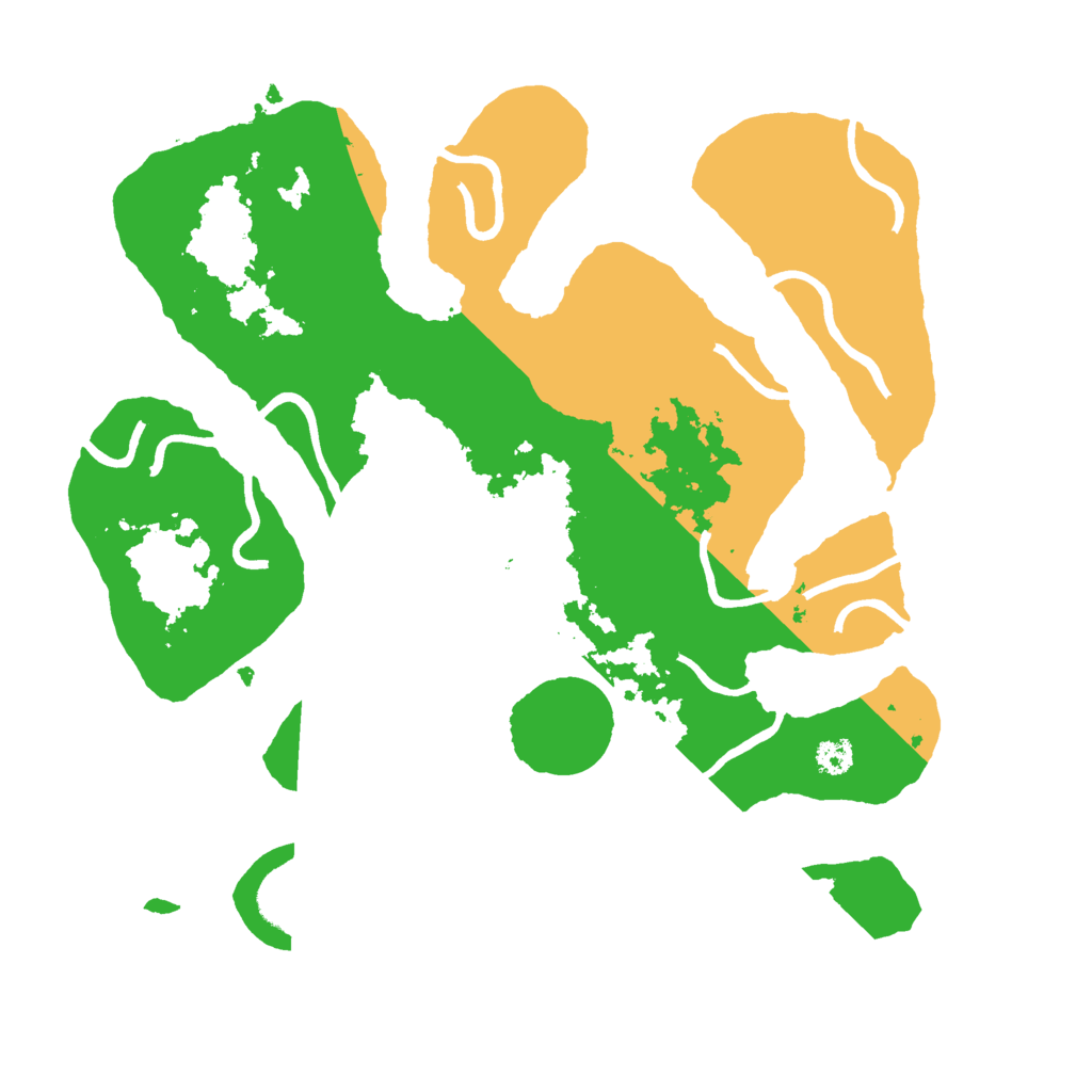 Biome Rust Map: Procedural Map, Size: 3000, Seed: 939240