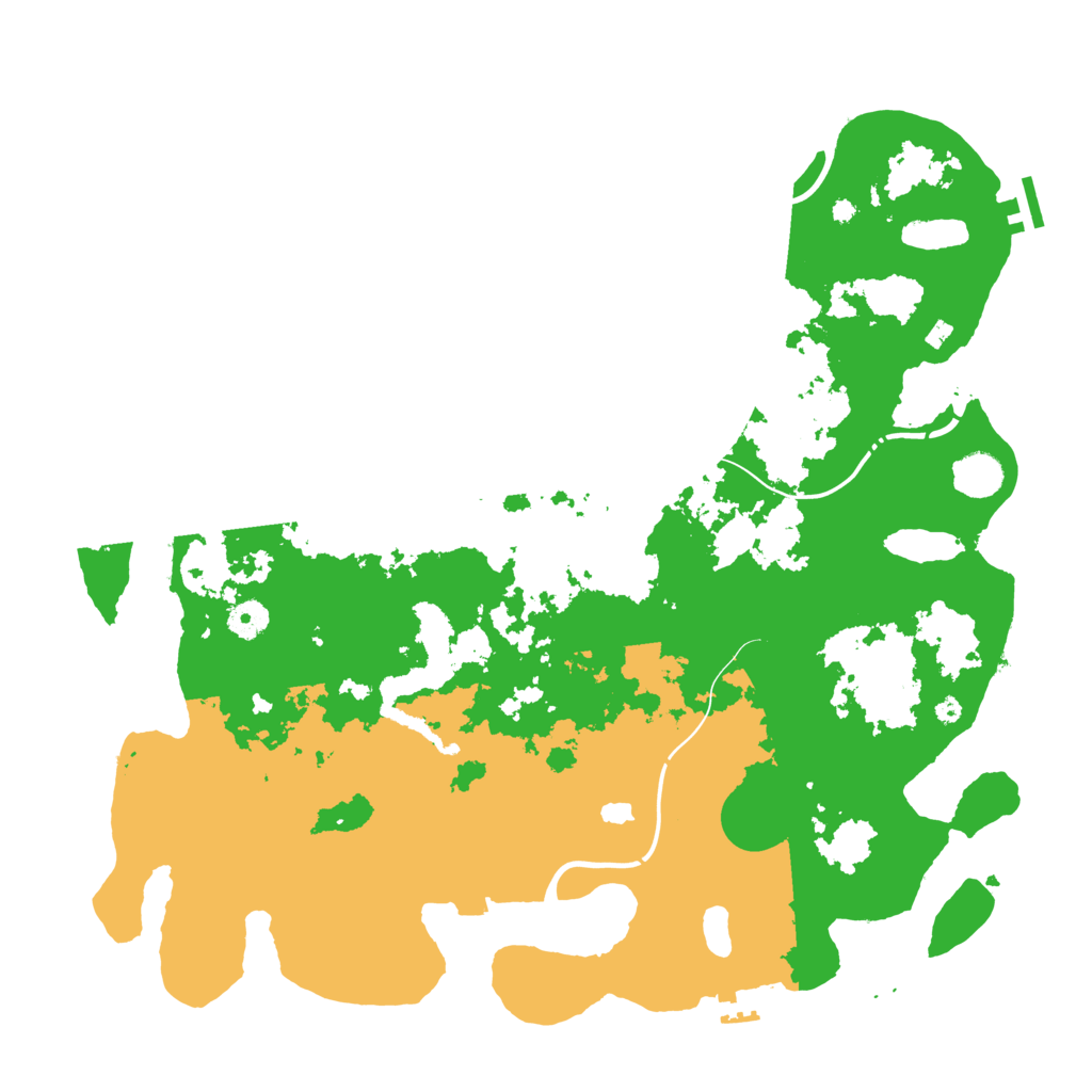 Biome Rust Map: Procedural Map, Size: 4250, Seed: 14972