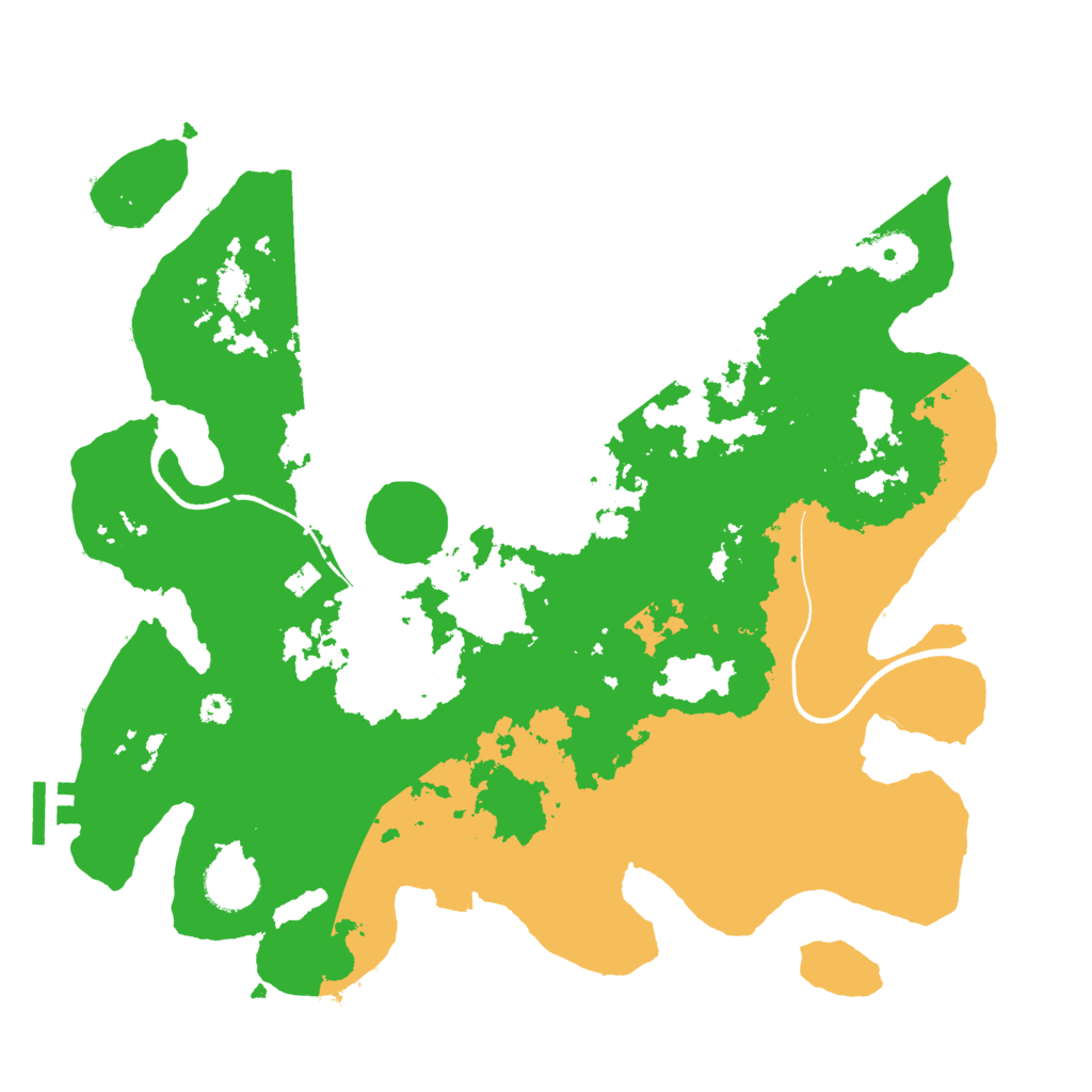 Biome Rust Map: Procedural Map, Size: 3500, Seed: 1682484952