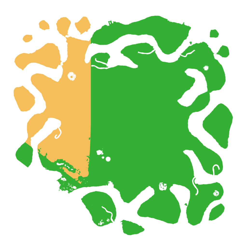 Biome Rust Map: Procedural Map, Size: 4500, Seed: 399669945