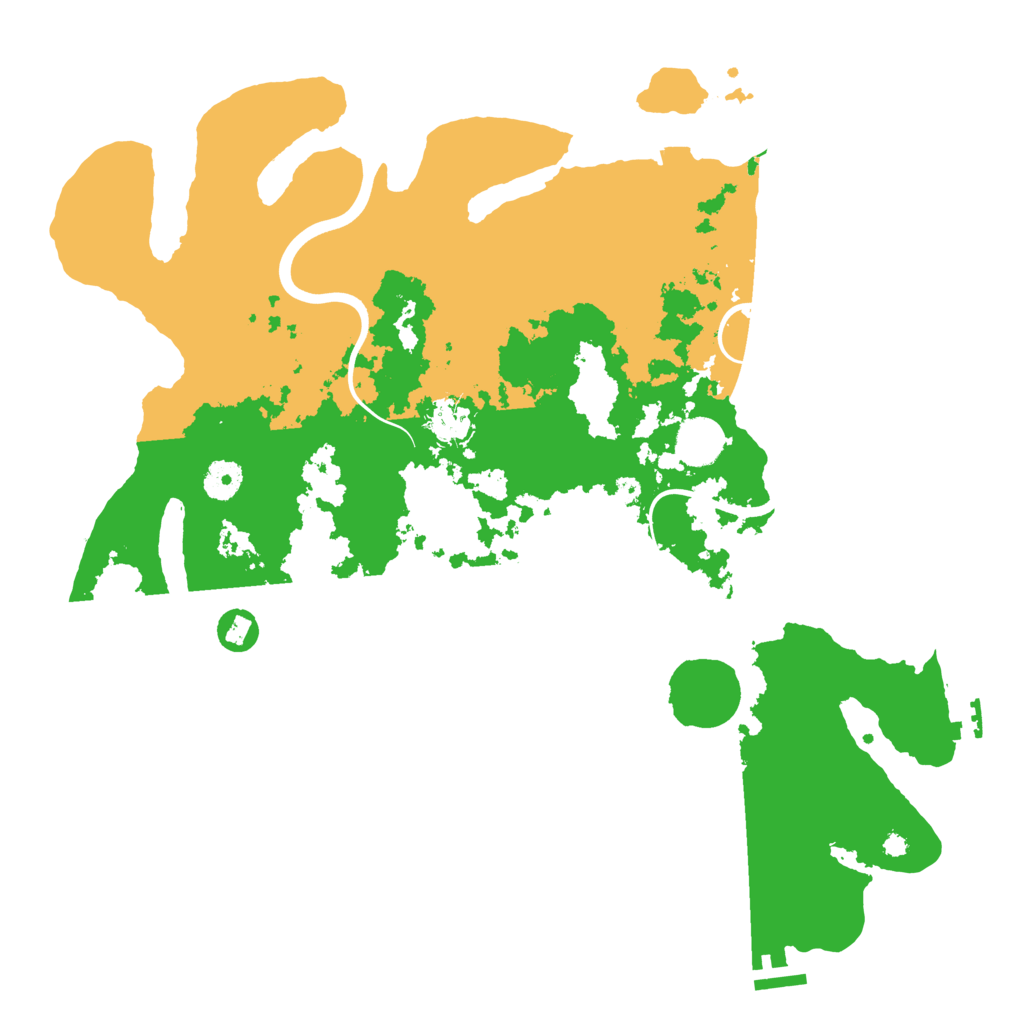 Biome Rust Map: Procedural Map, Size: 3950, Seed: 414948814