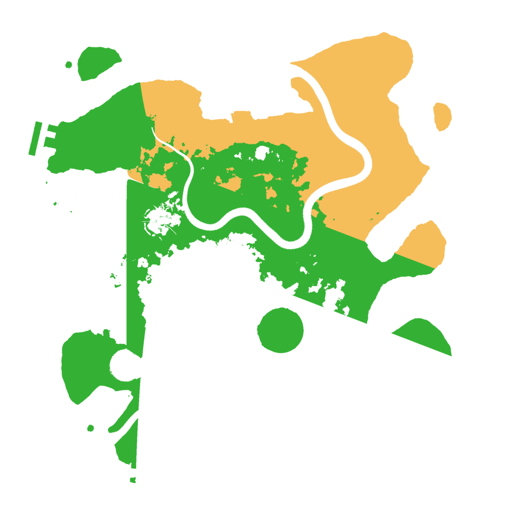 Biome Rust Map: Procedural Map, Size: 3000, Seed: 732889