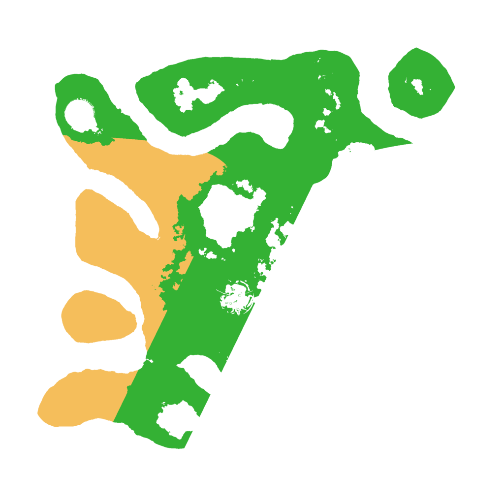 Biome Rust Map: Barren, Size: 3000, Seed: 406160