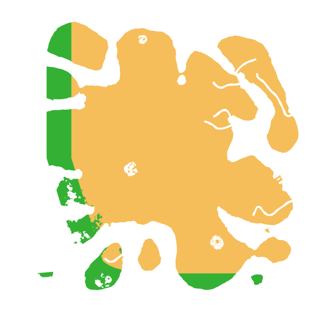 Biome Rust Map: Procedural Map, Size: 3500, Seed: 848001726