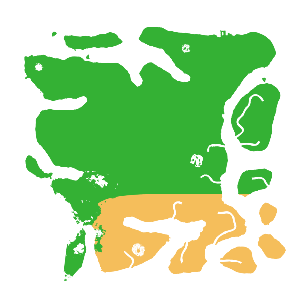 Biome Rust Map: Procedural Map, Size: 3600, Seed: 3950788