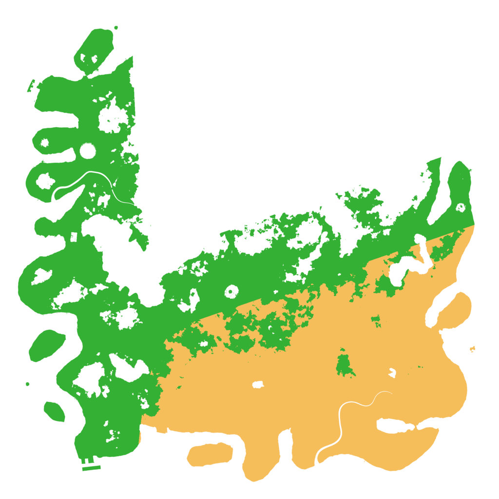 Biome Rust Map: Procedural Map, Size: 5500, Seed: 65