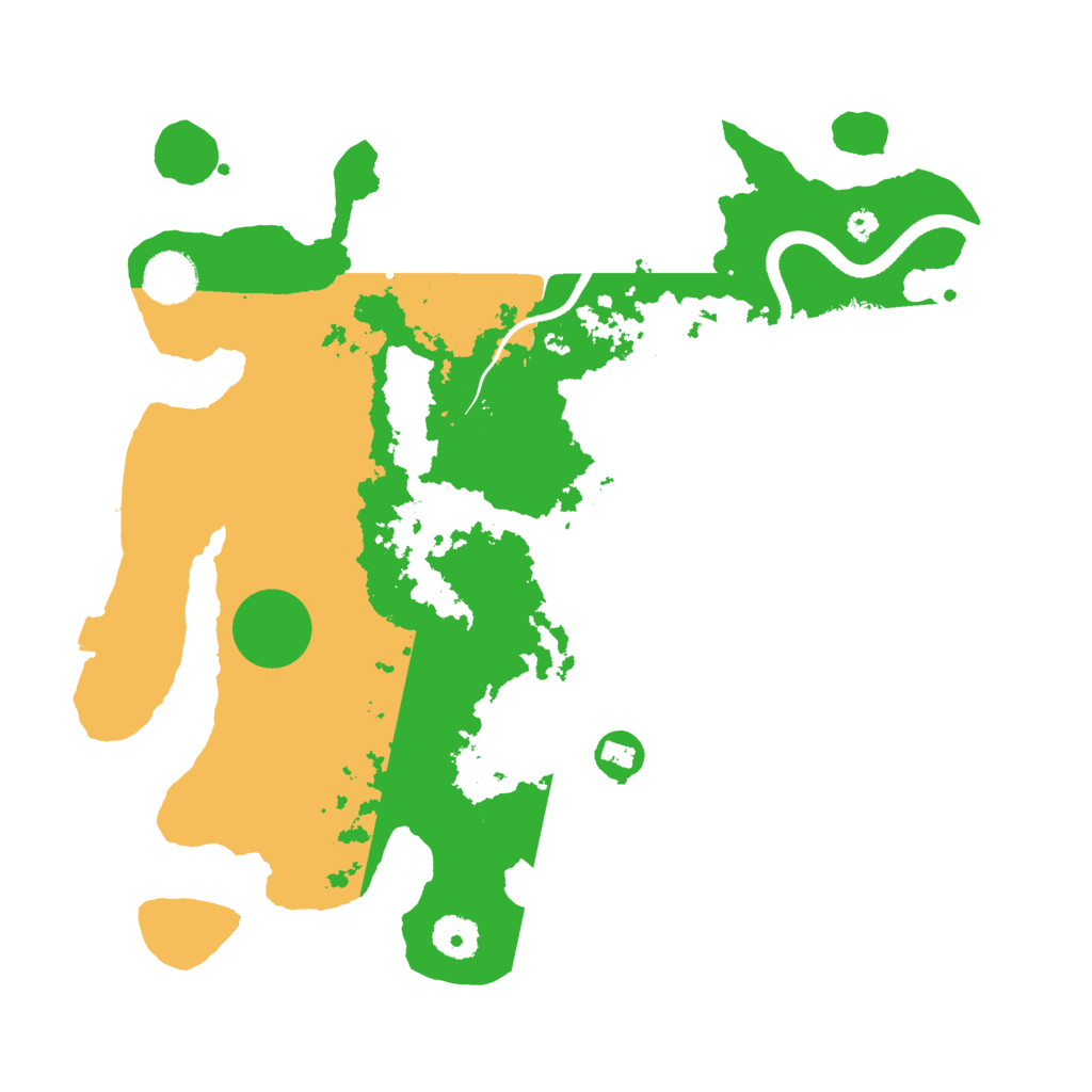 Biome Rust Map: Procedural Map, Size: 3650, Seed: 41059068