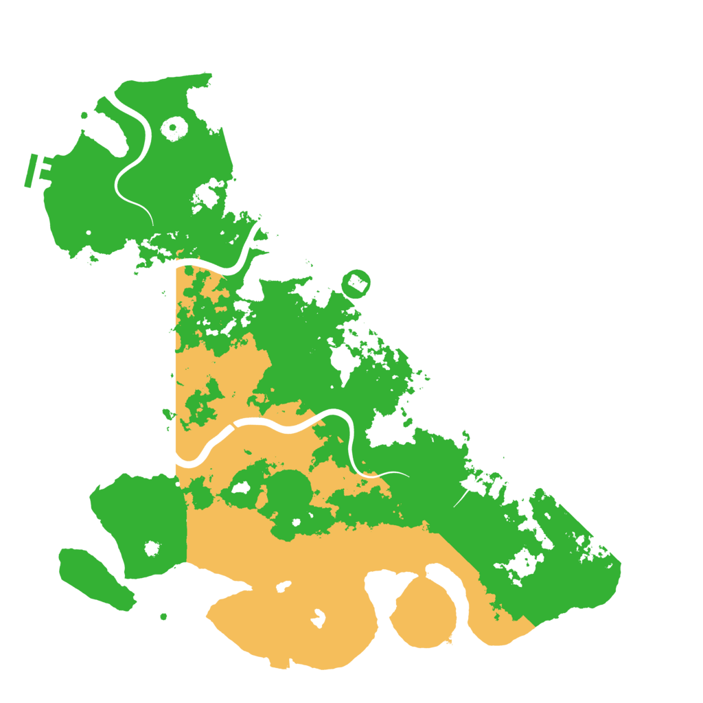 Biome Rust Map: Procedural Map, Size: 4200, Seed: 12487178