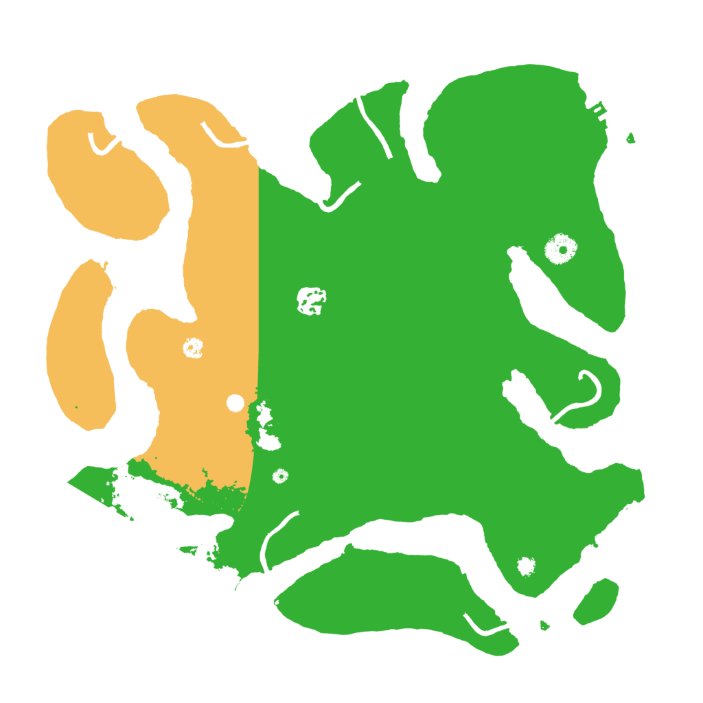 Biome Rust Map: Procedural Map, Size: 3500, Seed: 2971883