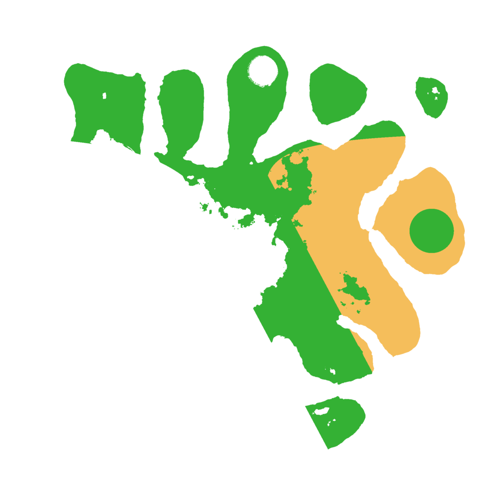 Biome Rust Map: Barren, Size: 3000, Seed: 627709