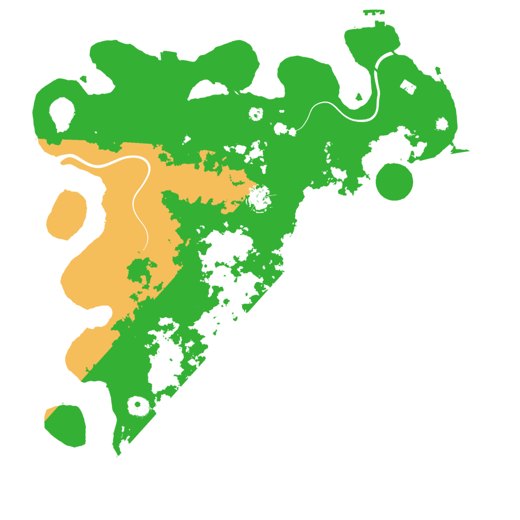Biome Rust Map: Procedural Map, Size: 3700, Seed: 36778911