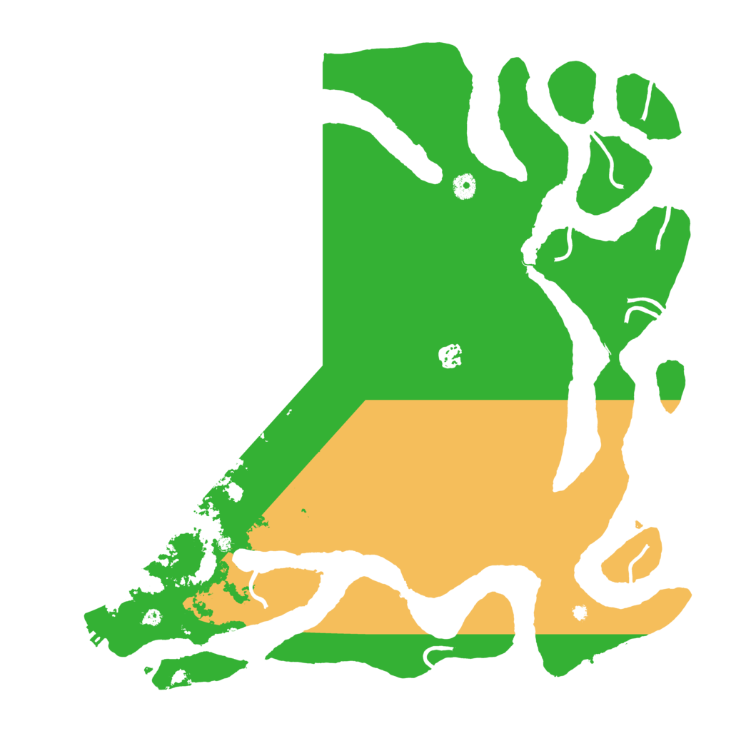 Biome Rust Map: Procedural Map, Size: 4500, Seed: 25348