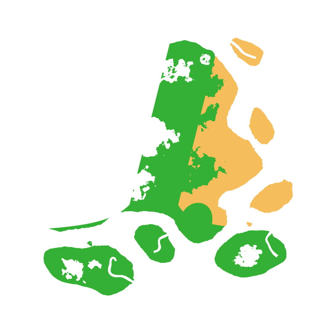 Biome Rust Map: Procedural Map, Size: 3000, Seed: 542987462