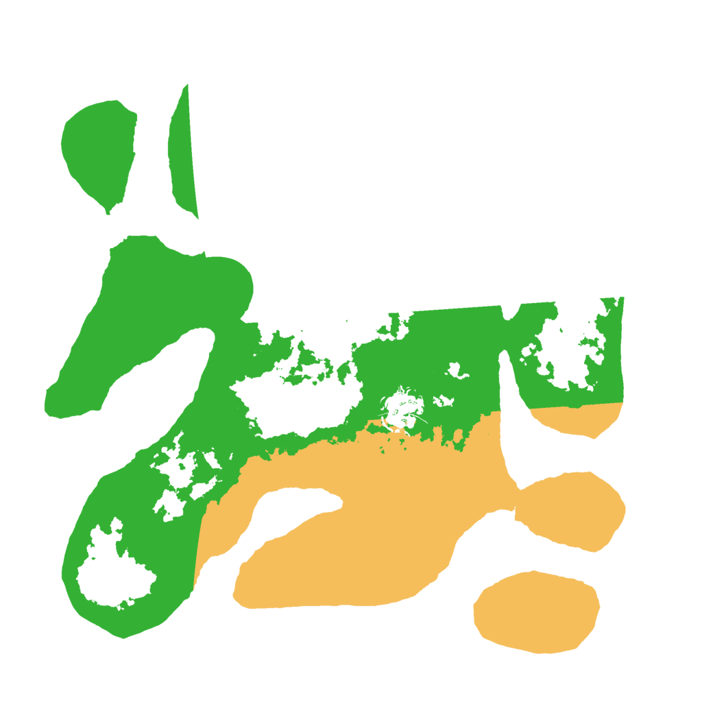 Biome Rust Map: Barren, Size: 3000, Seed: 364099