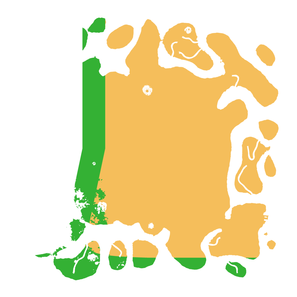 Biome Rust Map: Procedural Map, Size: 4500, Seed: 183845100