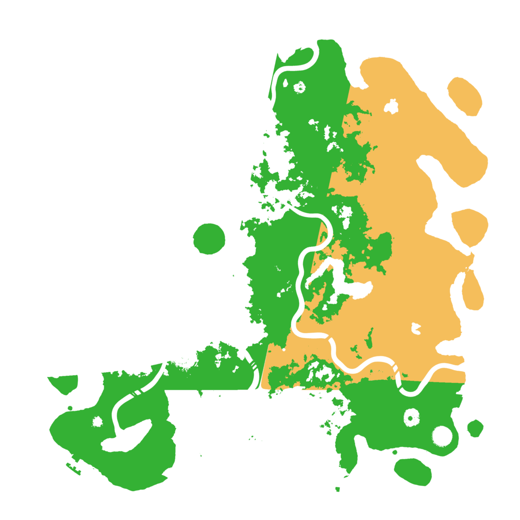 Biome Rust Map: Procedural Map, Size: 4500, Seed: 183845100