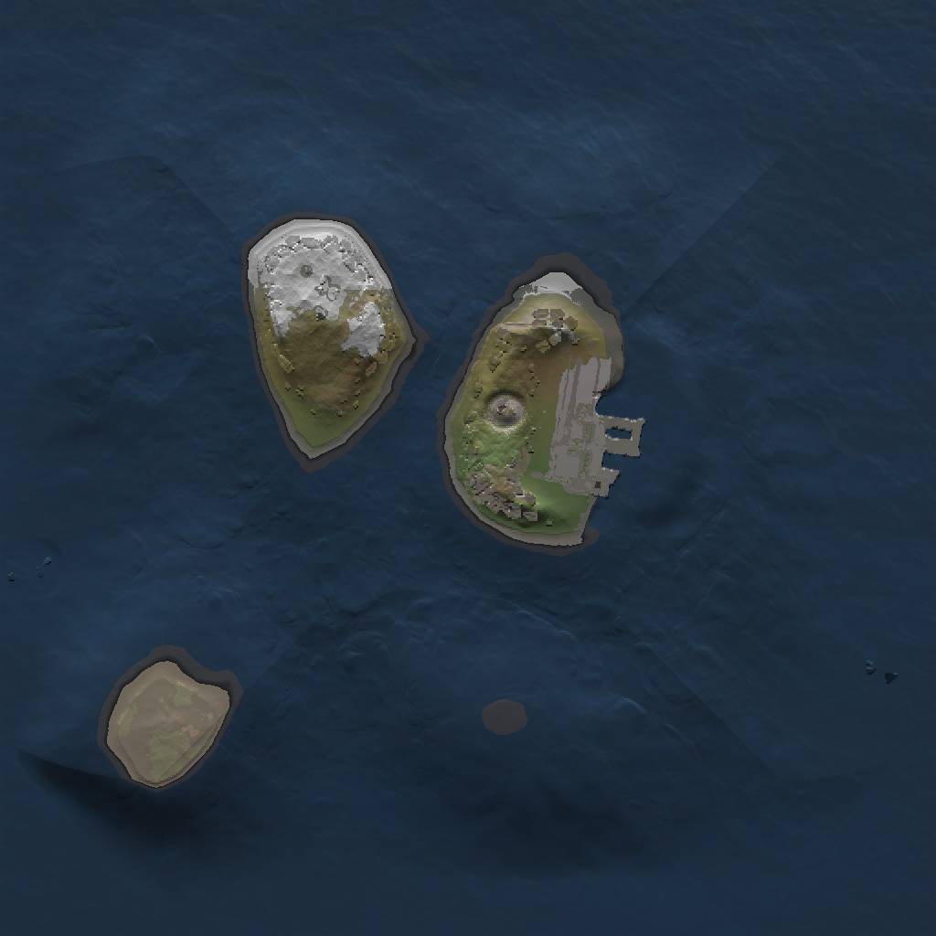 Rust Map: Procedural Map, Size: 1500, Seed: 4527527, 5 Monuments