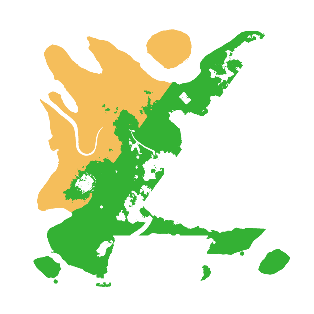 Biome Rust Map: Procedural Map, Size: 3000, Seed: 399977