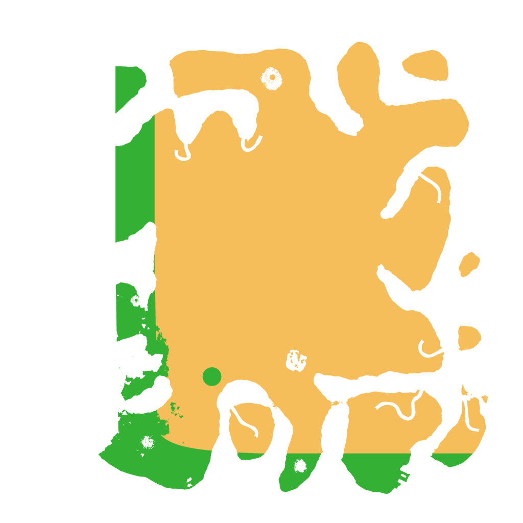 Biome Rust Map: Procedural Map, Size: 3700, Seed: 781334631