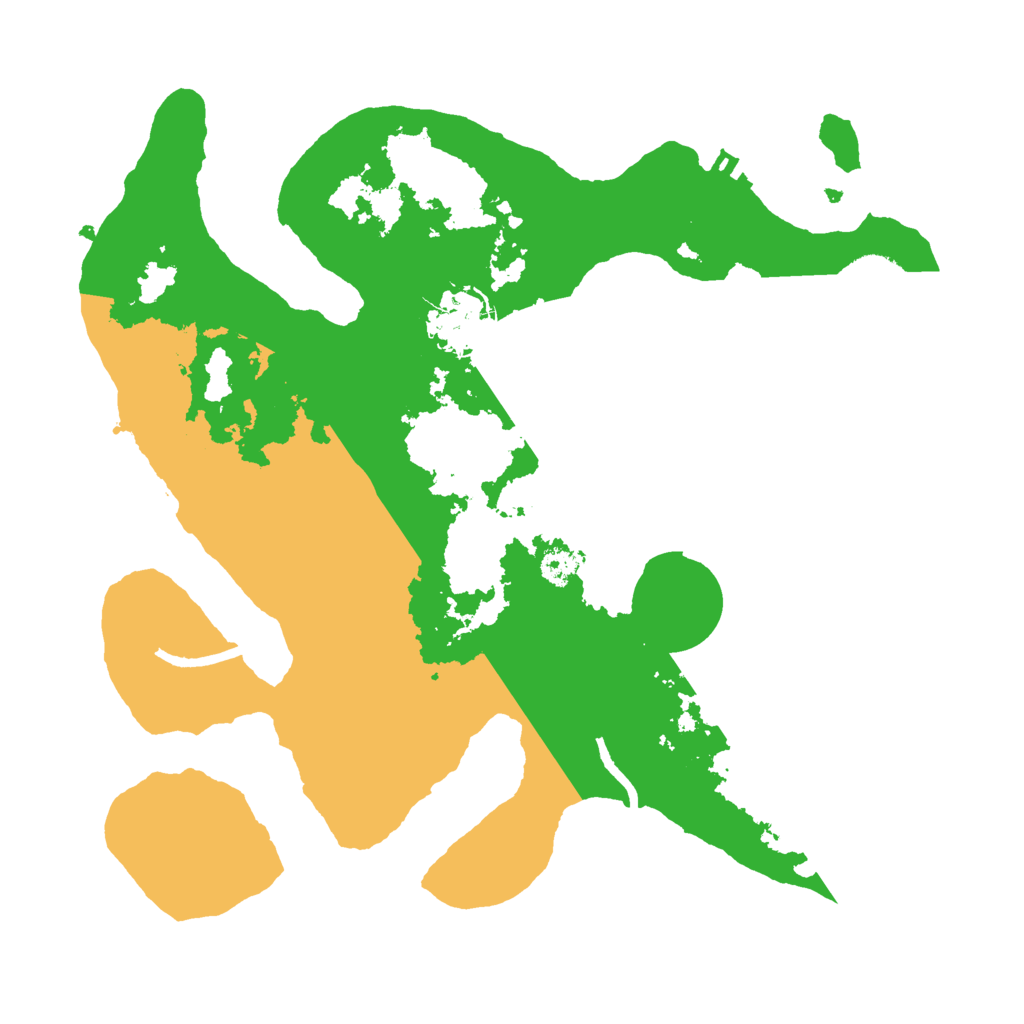 Biome Rust Map: Procedural Map, Size: 3000, Seed: 1346442459