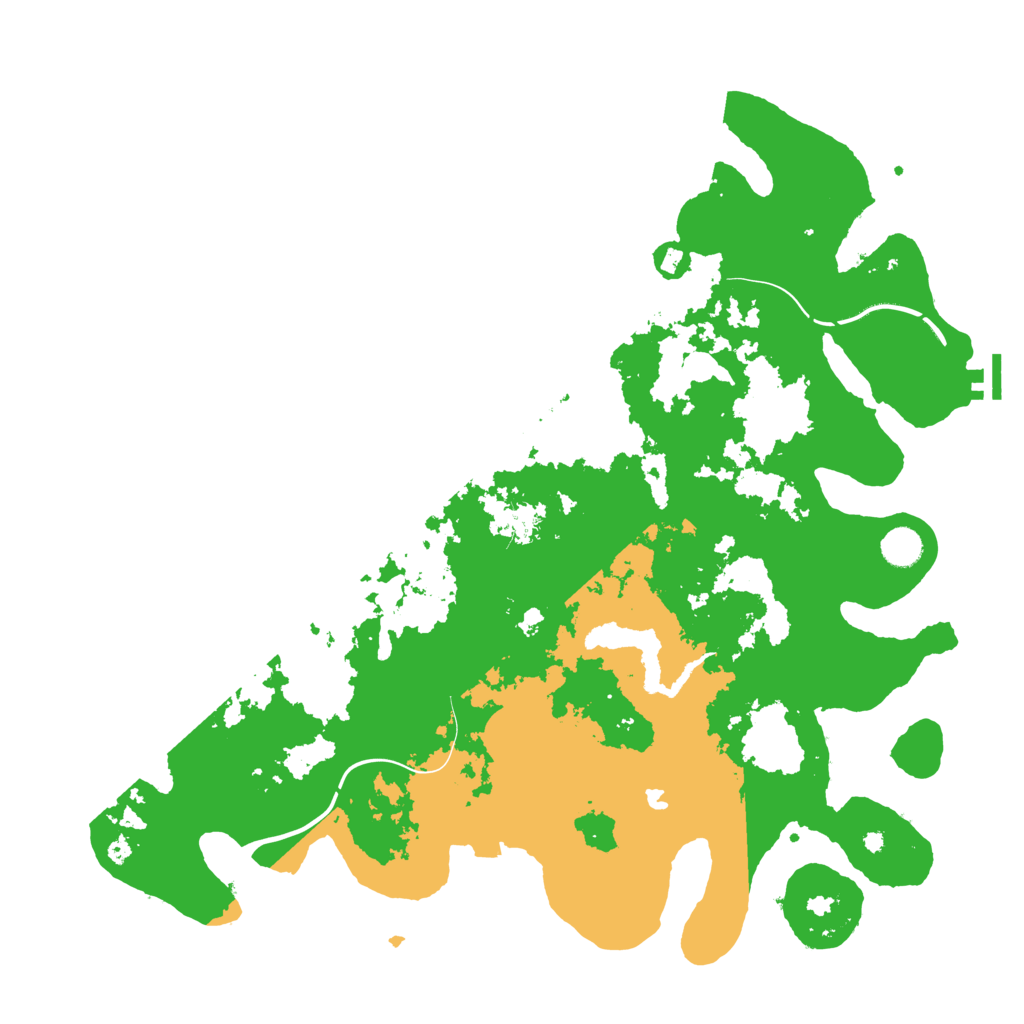 Biome Rust Map: Procedural Map, Size: 4500, Seed: 234523